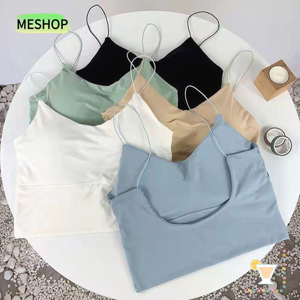 Áo Croptop Hai Dây Có Mút Đệm Thoáng Khí Gợi Cảm