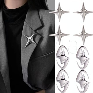Thời Trang Ghim Cài Áo Hình Ngôi Sao / Thánh Giá / Chữ Thập Bằng Kim Loại y2k Kiểu Dáng Đơn Giản Cá Tính Dành Cho Nam Nữ