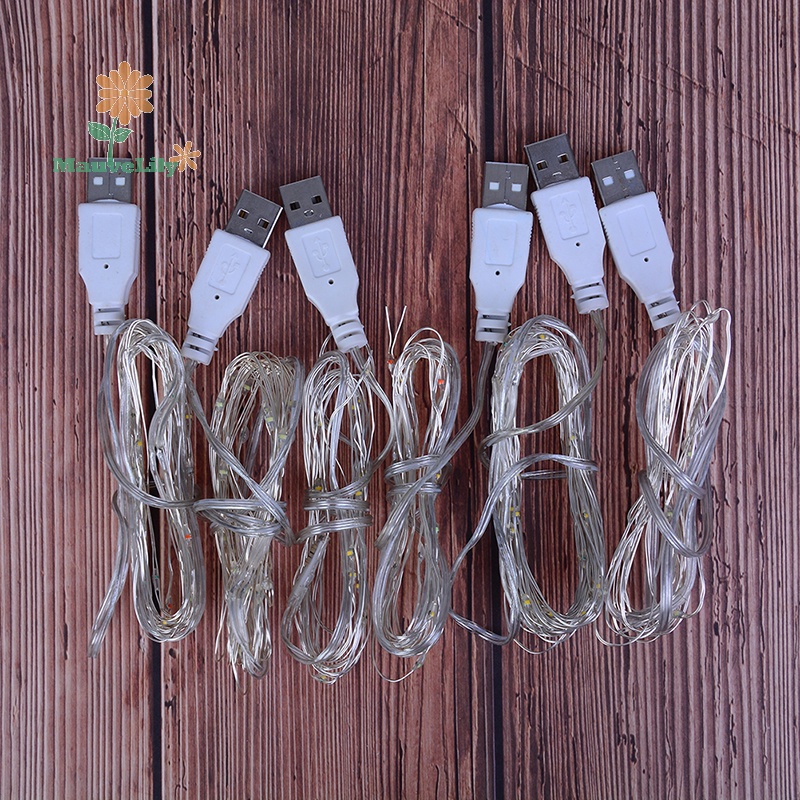 Dây Đèn led Trang Trí 2m 20led 3m 30led usb