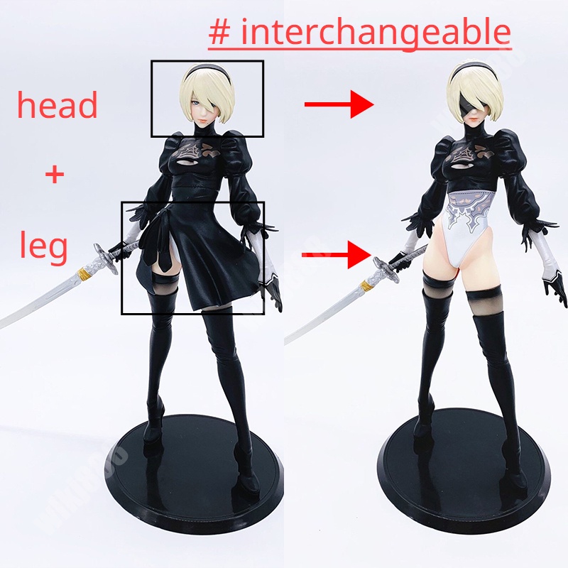 Nier Mô Hình Nhân Vật yorha no 2 type b 2b Trong game articulado