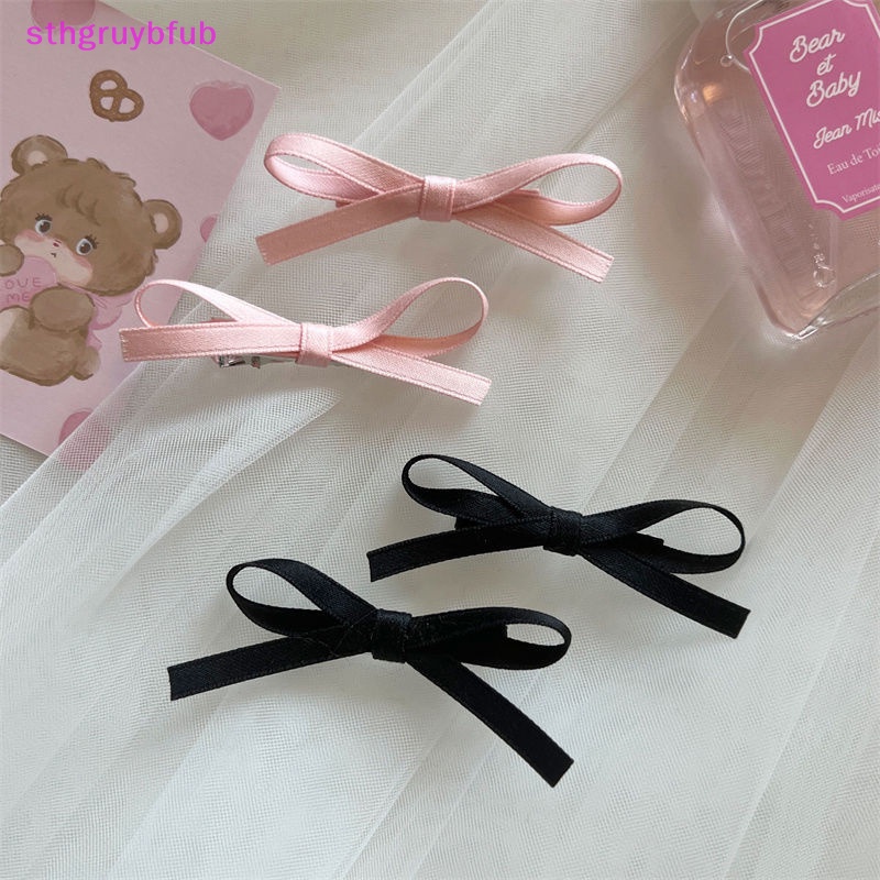 Sthb Set 2 Kẹp Tóc Nơ Ruy Băng Ngọt Ngào Cho Nữ vn
