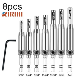 Ririhi bộ mũi khoan lỗ trung tâm tự định vị 5 / 64 '' 7 / 64 '' 9 / 64 '' 11 / 64 '13 / 64' '5mm 1 / 4' '1