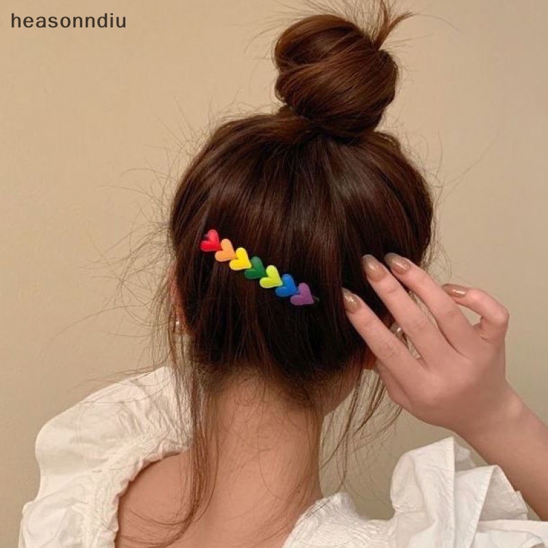 Kẹp Tóc Hình Trái Tim Phong Cách Hàn Quốc Dễ Thương Cho Nữ vn