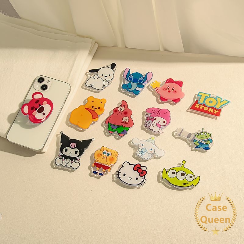 Thời Trang Giá Đỡ Điện Thoại Họa Tiết Hoạt Hình Dễ Thương