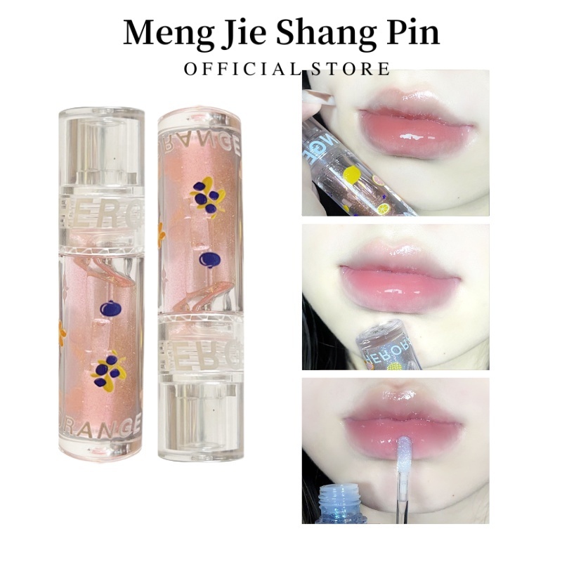 Bộ 3 son bóng dưỡng ẩm mềm mại chống nước màu sắc trẻ trung