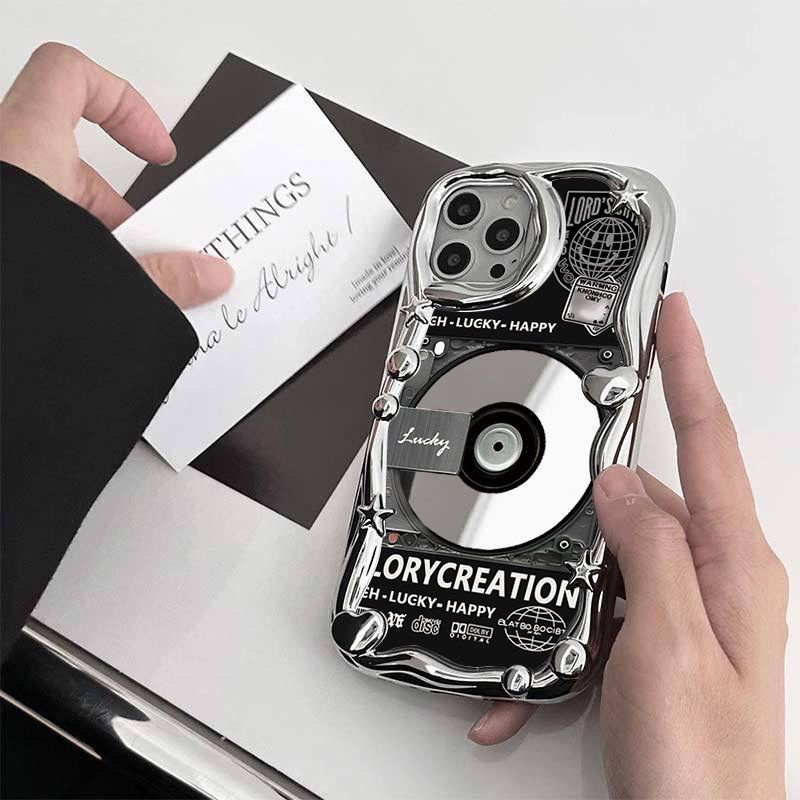 Ốp Điện Thoại Mạ Điện Chống Rơi Hình Nốt Nhạc Cho iphone11 12 13 pro max x xr xs max se 7 plus 8 plus 14 pro max