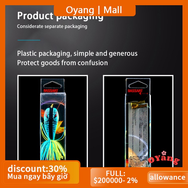 Mồi Câu Cá Giả Hình Ếch Sấm Sét Cứng 9g 5.5cm