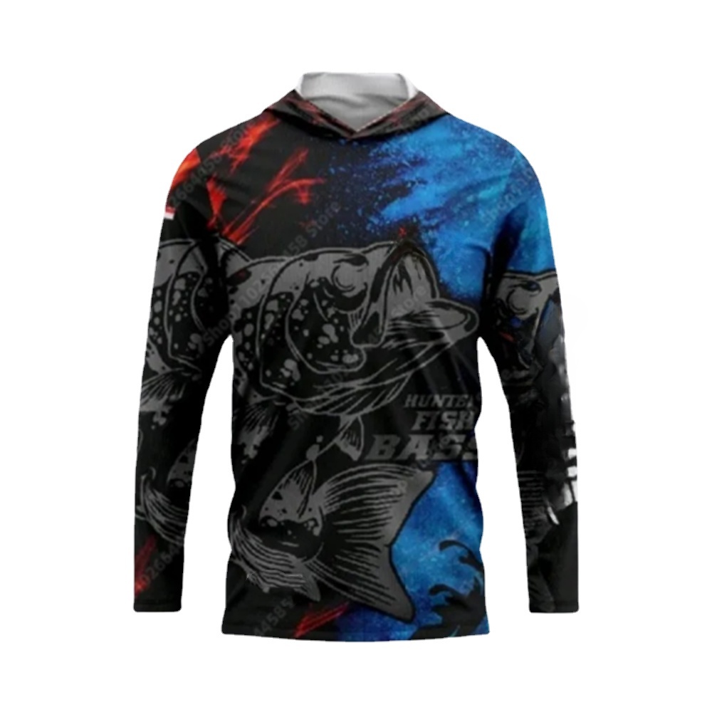 Áo hoodie Câu Cá / Biểu Diễn Ngoài Trời Tay Dài Chống Tia uv Mùa Hè Cho Nam Rosca