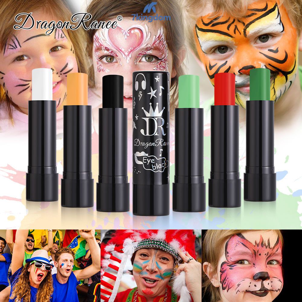 Có sẵn All Saints' Day Halloween Matte Lipstick Phong cách Châu Âu và Mỹ Màu tím đậm Đỏ Xanh Trắng Son môi Holiday Dressup Trang điểm Son môi COD