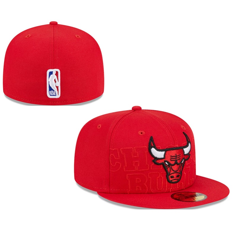 Chicago Bulls Nam Nữ Mũ Bóng Chày Full Closed Fit Mũ Thể Thao Thời Trang