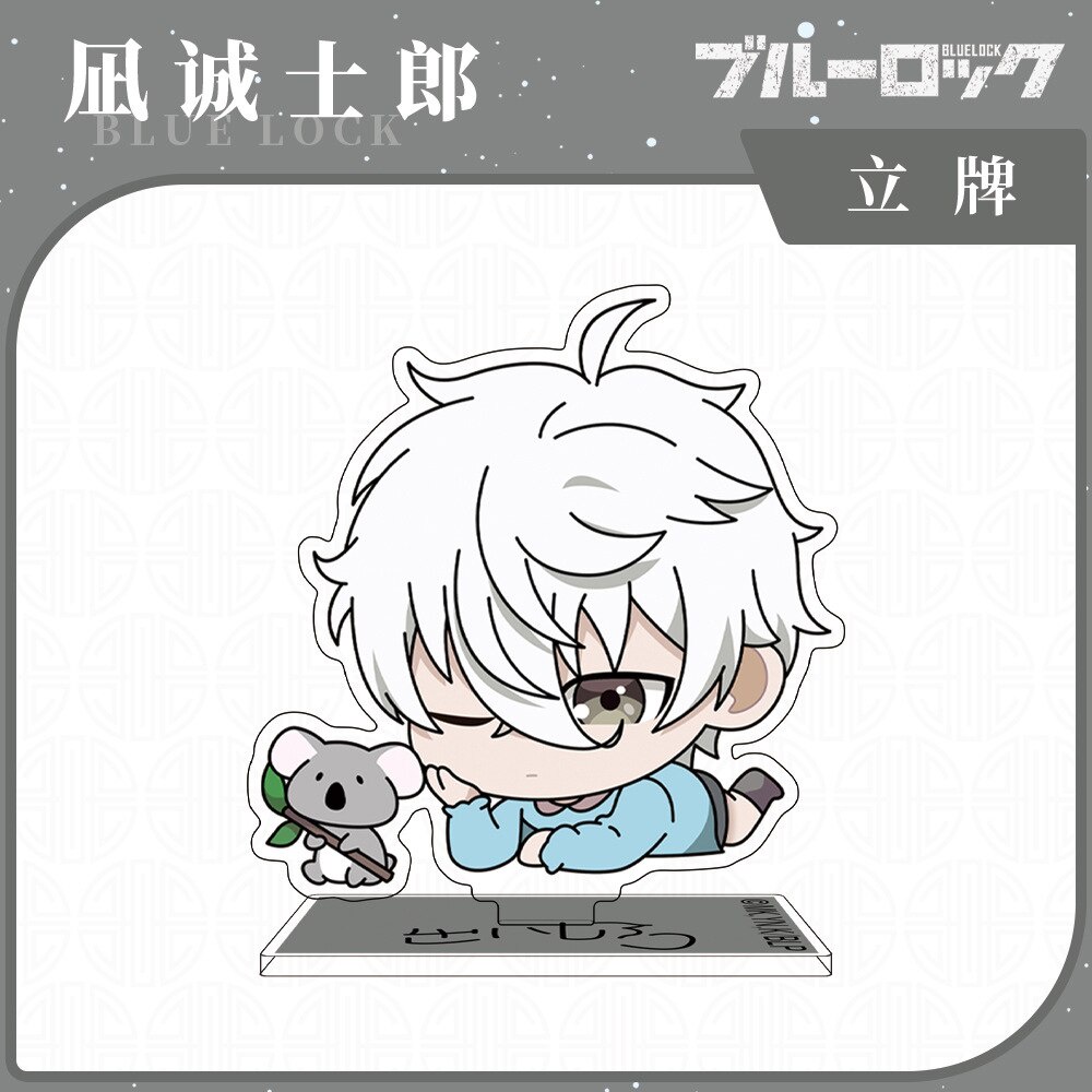 Mô hình Standee chibi Anime BLUE LOCK tượng acrylic anime chibi mô hình trưng bày decor góc học tập để bàn