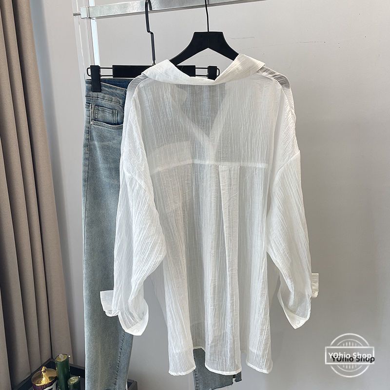 Áo Sơ Mi Màu Sắc Đơn Giản Thanh Lịch Cho Nữ