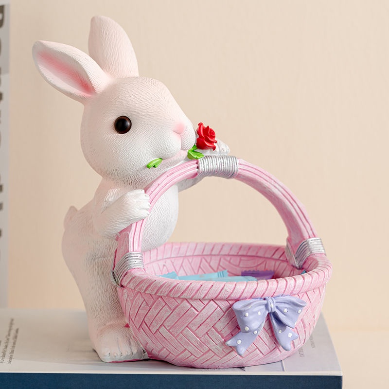 Thỏ Con Dễ Thương Dùng Trang Trí Bàn Phòng Khách