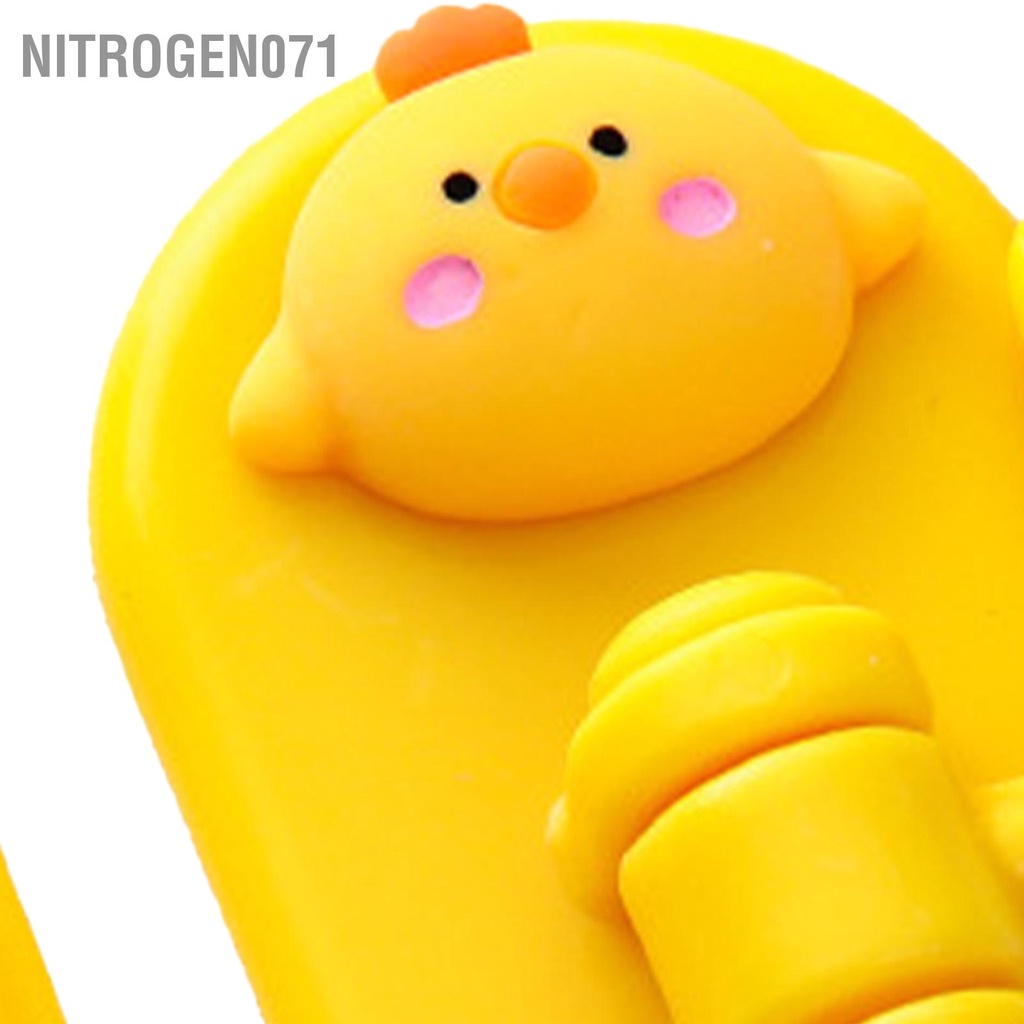 Nitrogen071 Móc treo tự dính Đấm xoay miễn phí 3 móc tường hình động vật dễ thương cho chìa khóa