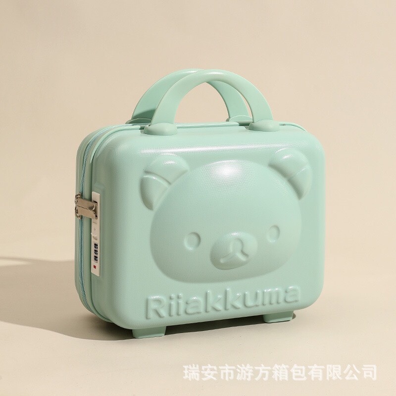 Túi đựng mỹ phẩm có khoá hoa tiết dễ thương mã T23 - Hương Dung Store