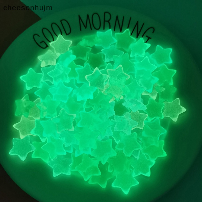 Cs Set 10 Mô Hình Ngôi Sao Dạ Quang mini Bằng Nhựa resin Trang Trí Tiểu Cảnh vn