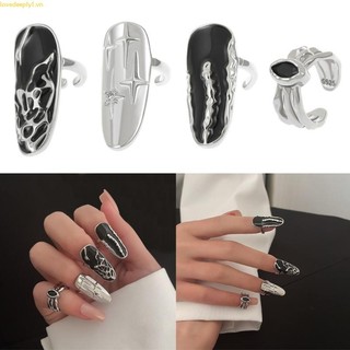 Nhẫn hở hình trái tim trang sức thời trang