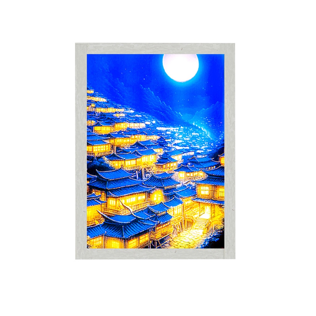 INS Deco Led Light Painting USB Plug Dimming Wall Artwork Table Lamp Gift Indoor Sunlight Window Photo Night Luminous