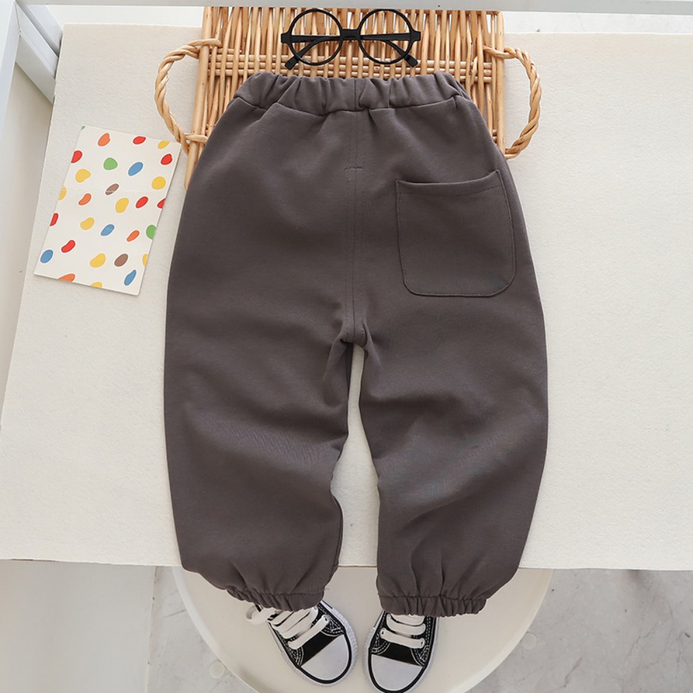 Quần cotton Dài in Họa Tiết Hoạt Hình Thời Trang Xuân Thu Cho Bé Trai