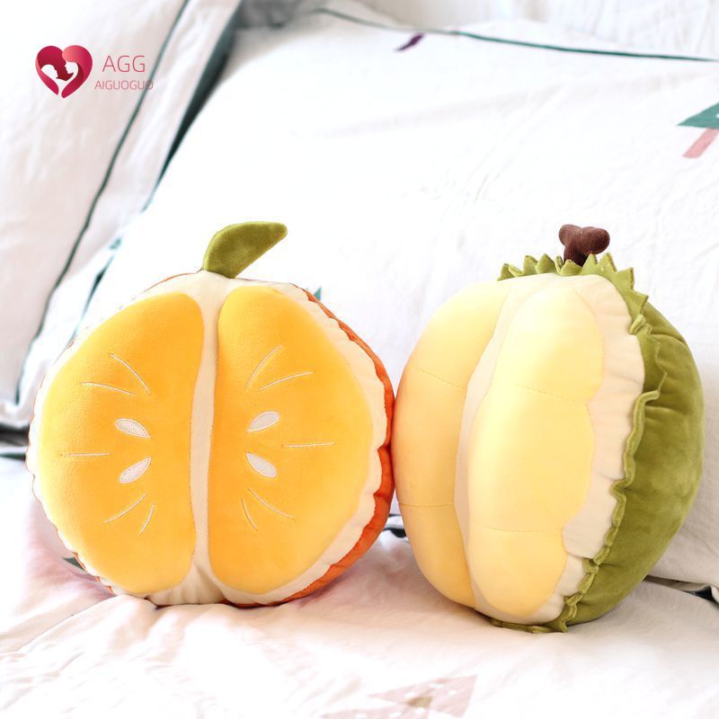 Màu Cam Dễ Thương Sang Trọng Đồ Chơi Trẻ Em Búp Bê Sầu Riêng Gối Áo Búp Bê Nghỉ Trưa Đệm Búp Bê Cổ Gối Đệm Quà Tặng Giáng Sinh