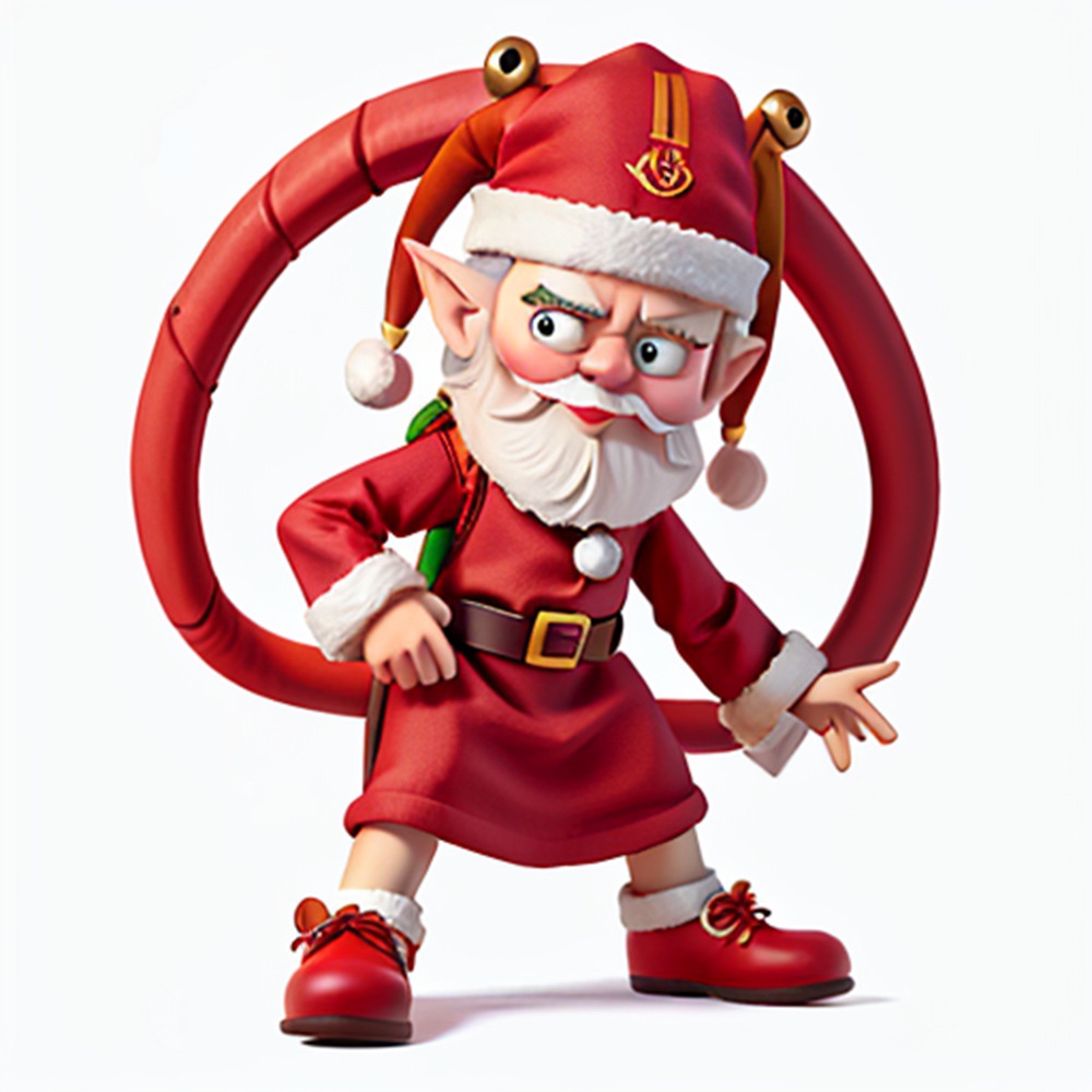 Đồ trang trí Ông Già Noel 15cm Trang Trí Giáng Sinh