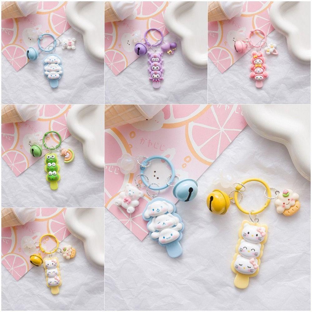 Shanhai my melody Móc Khóa Hoạt Hình diy Cho Điện Thoại / Móc Khóa Hình Kem kuromi melody cinnamoroll