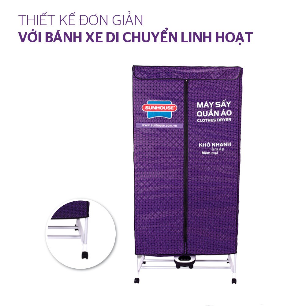 Máy sấy quần áo Sunhouse SHD2707 , HÀNG CAO CẤP , BÁN CHẠY NHẤT TẠP ĐOÀN