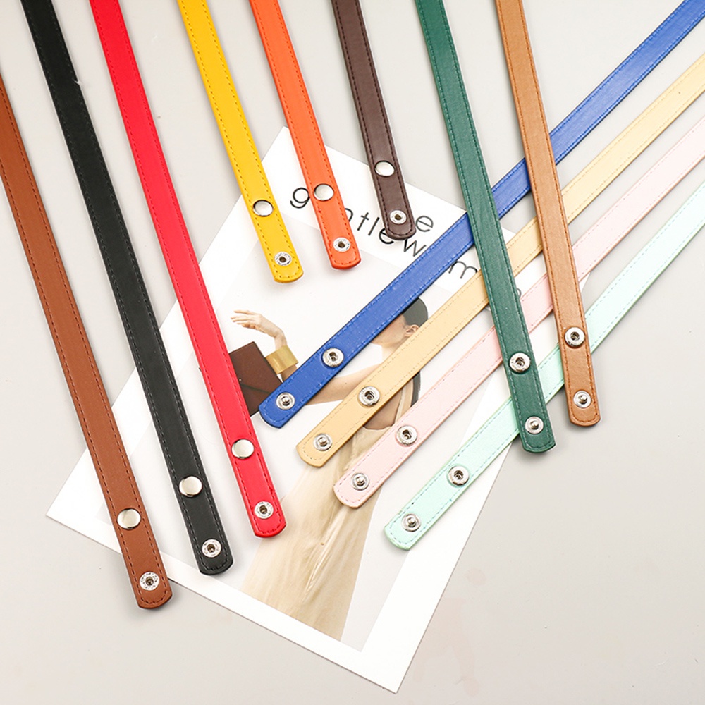 Dây Đeo Túi Xách Bằng Da pu Màu Trơn 1.8 * 60cm