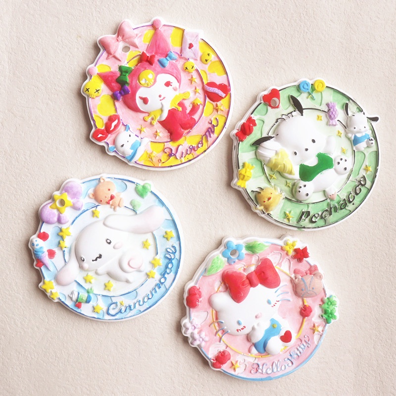 Khuôn Làm Mặt Dây Chuyền Hình Búp Bê Hoạt Hình Bằng silicone