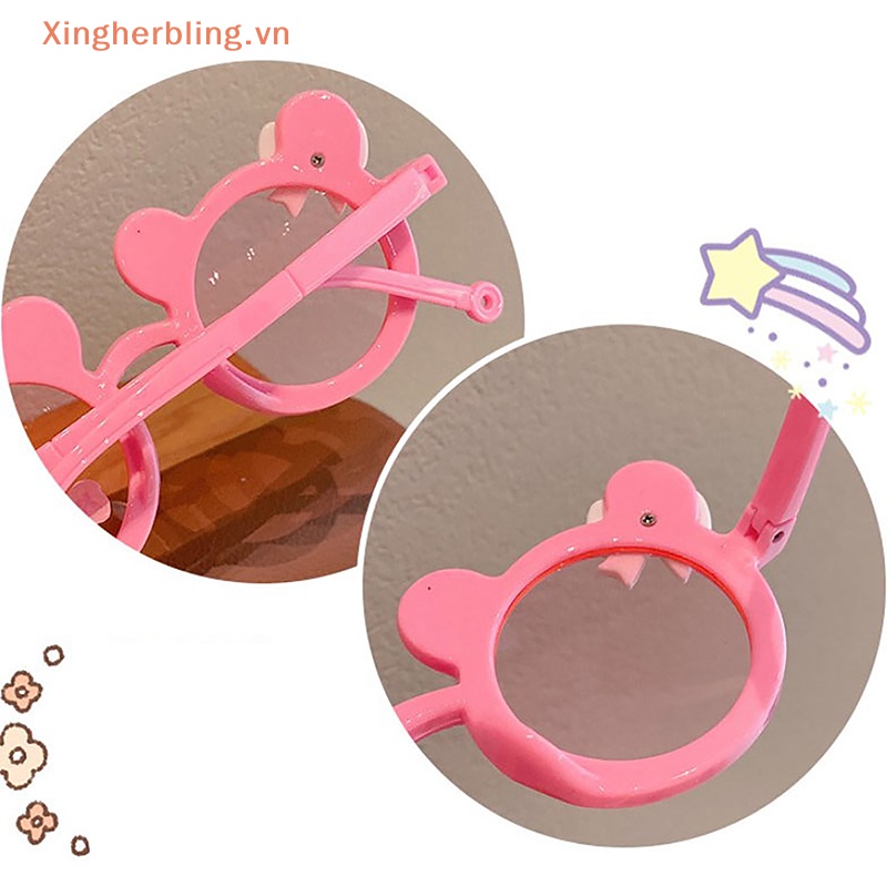 Xbvn Kính Mát Gọng Tròn Trong Suốt In Hoạt Hình Nhiều Màu Thời Trang Mùa Hè Cho Bé