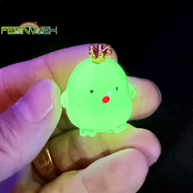 1 Vương Miện Gà Dạ Quang Trang Trí Phong Cảnh diy Sáng Tạo