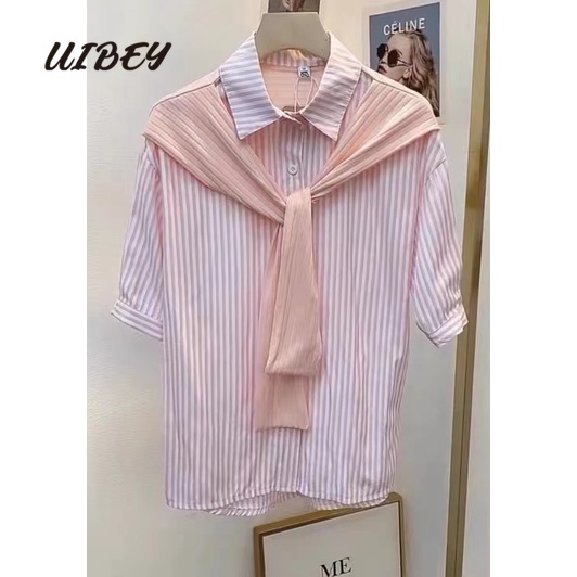 Uibey Bán Sỉ Áo Sơ Mi Mỏng Vừa Vặn Thoải Mái Đa Năng 9755