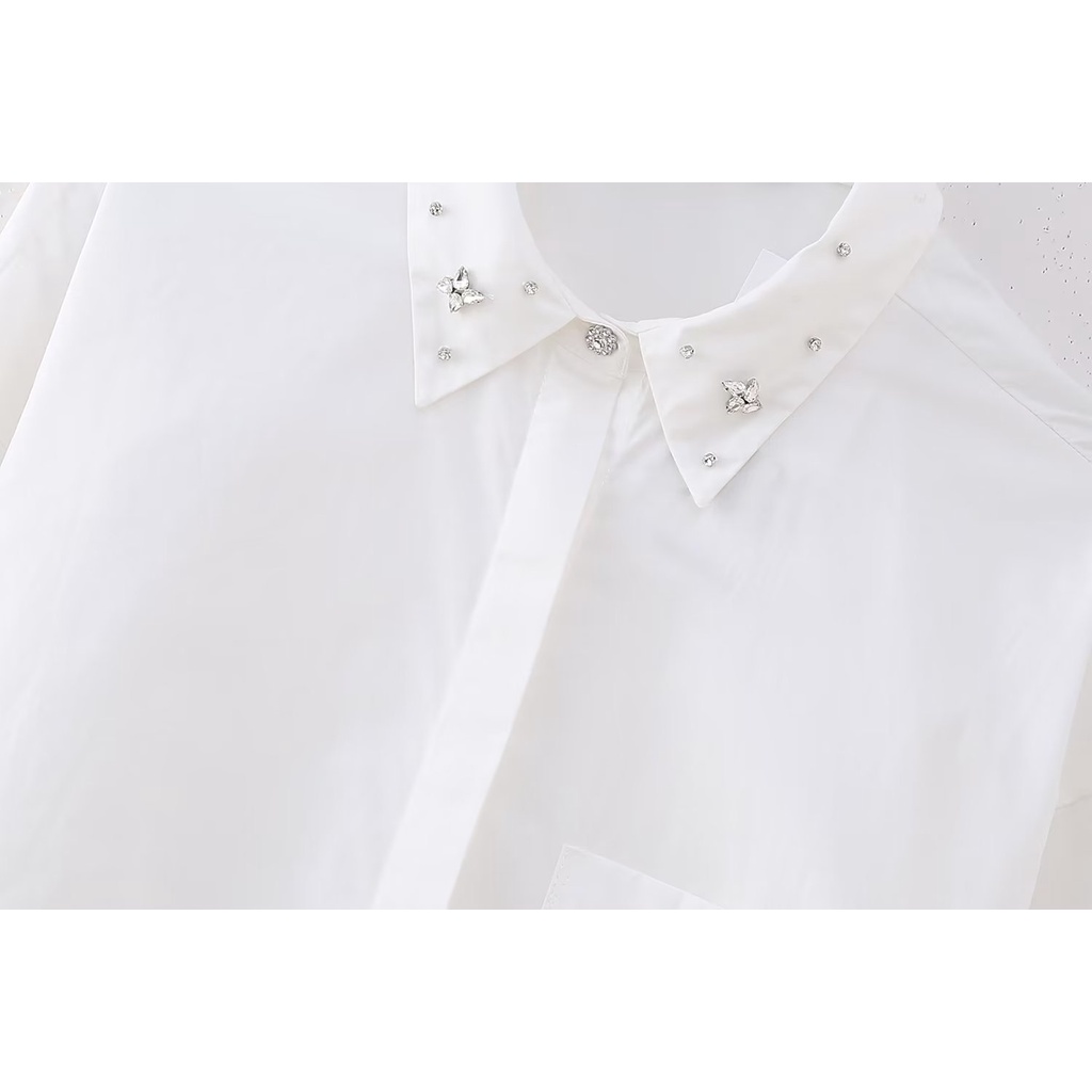 4056 2023 Phụ Kiện Trang Trí Áo Sơ Mi poplin Nhân Tạo