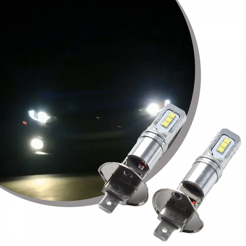 Bóng Đèn led h1 Siêu Sáng 6000k Chất Lượng Cao
