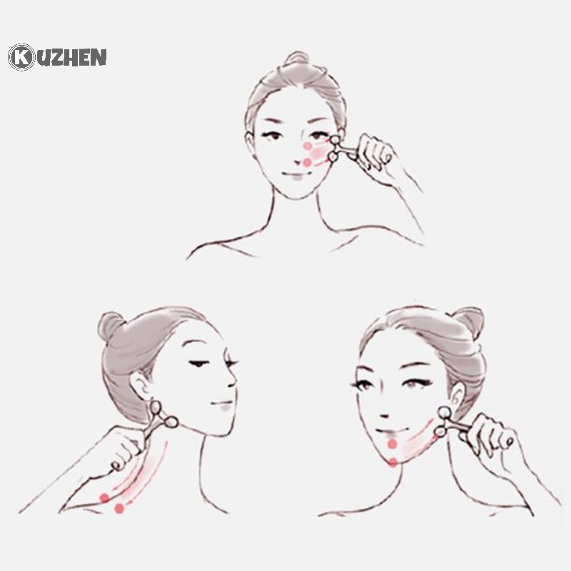 Cây Lăn Mát Xa 3d Xoay 360 Độ Giúp Da Căng Mịn