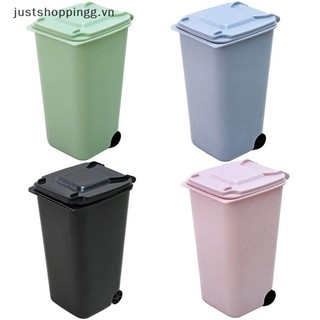 Thùng rác nhựa mini để bàn có nắp đậy tiện lợi