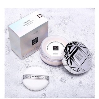 Phấn phủ bột Mack Andy che khuyết điểm chống thấm nước kiềm dầu