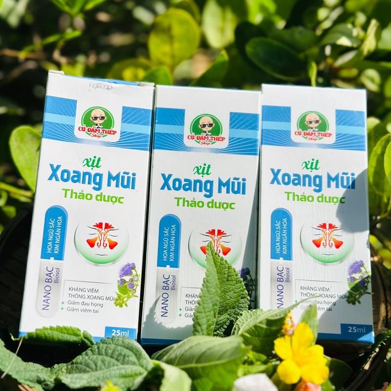 Xịt Xoang Mũi Thảo Dược Cú Đấm Thép Shop 25Ml,Hết Viêm Xoang Khoang Mũi Thông Thoáng Sạch Mũi Tức Thì