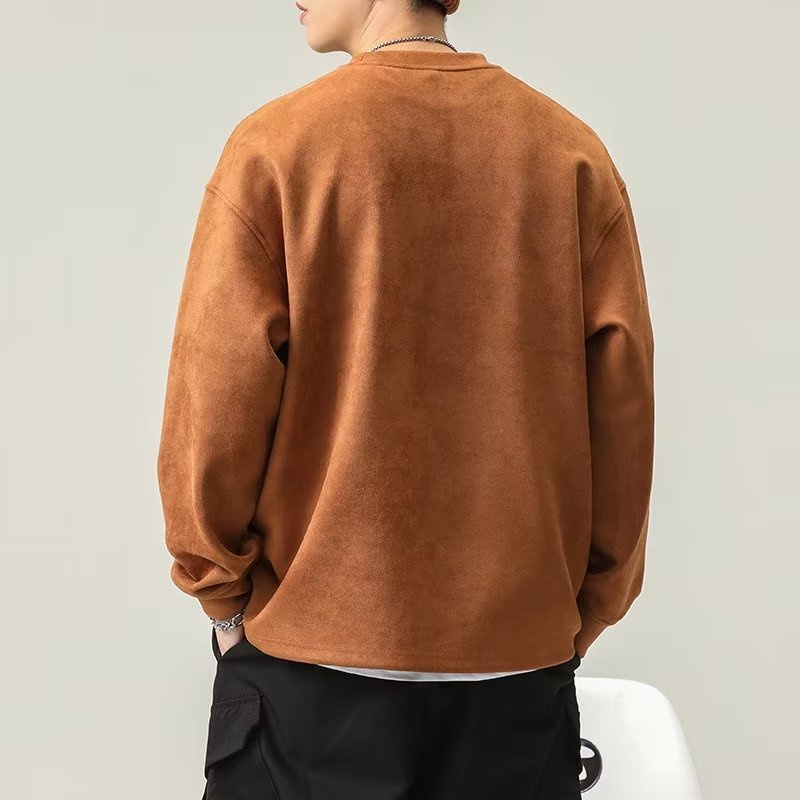 Áo Hoodie Da Lộn In Hình 3d Thời Trang Đường Phố Nhật Bản Dành Cho Nam