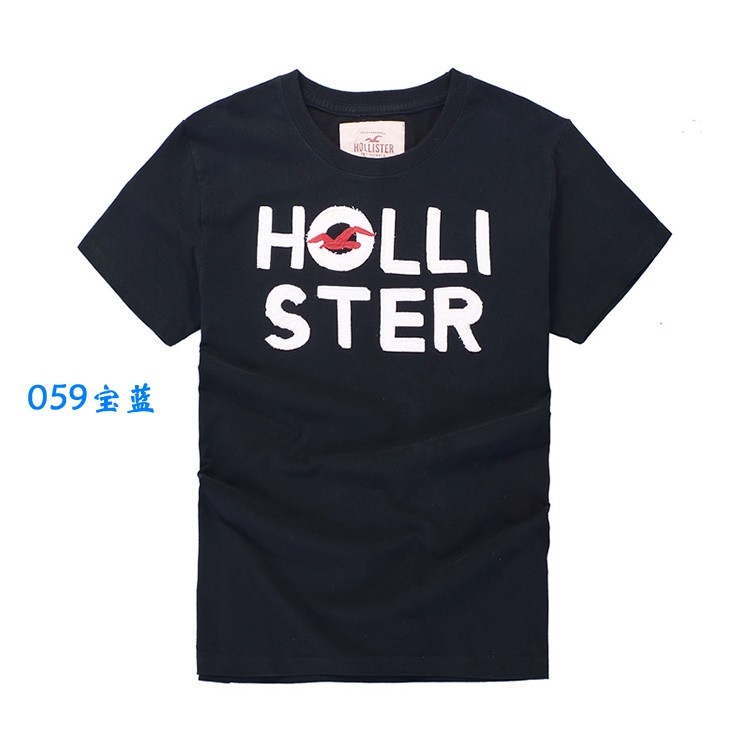 Hàng sẵn có Hollister Men 's Summer Essential top HCO & Seagull Everyday Casual 100% Cotton Cao Cấp 