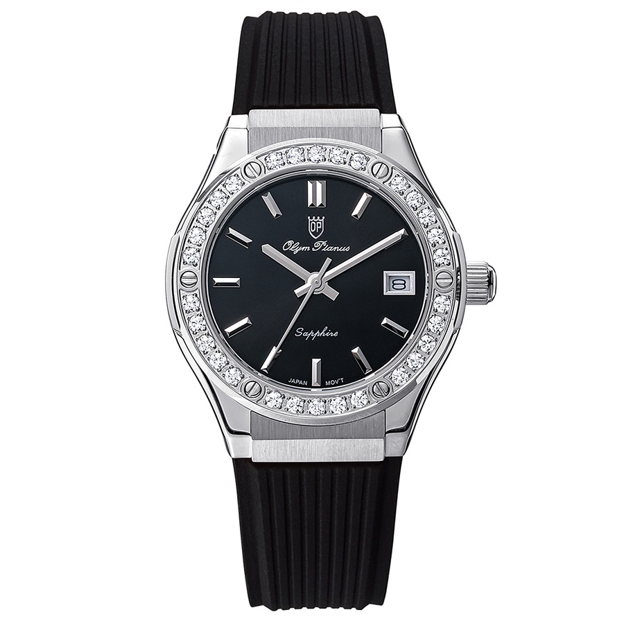 Đồng Hồ Nữ Olym Pianus OP990-45 ADLS-GL đen