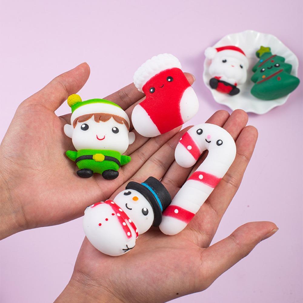Mmluck Đồ Chơi Bóp Nhanh Chóng Hình Ông Già Noel Hoạt Hình Sáng Tạo Làm Quà Tặng Sinh Nhật / Giáng Sinh