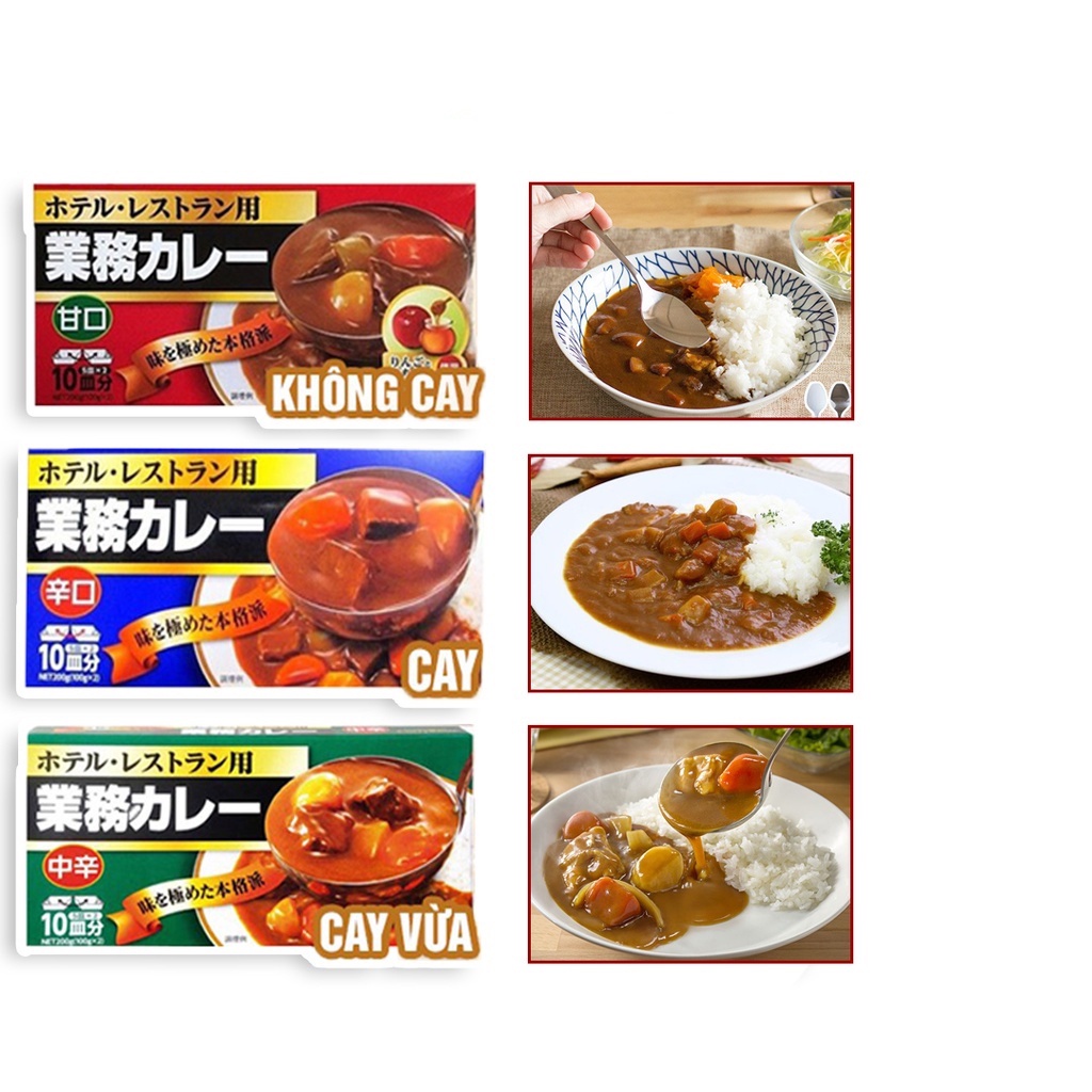 Viên Cà Ri Nội Địa Nhật Bản Kobe Bussan 5 Vị Hấp Dẫn Thơm Ngon Hàng Nội Địa Nhật