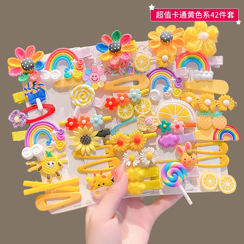 Set Kẹp Tóc Dễ Thương Cho Bé Gái