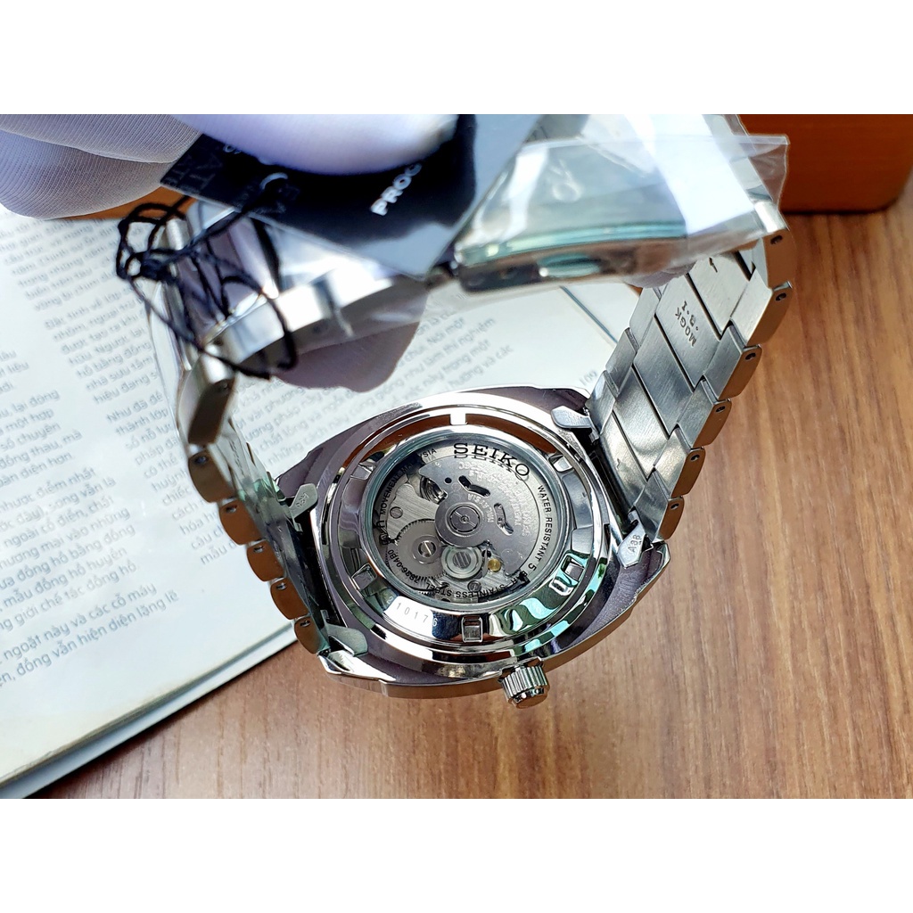 Đồng hồ chính hãng nam SEIKO Recraft Automatic Green Dial SNKM97- Máy cơ tự động - Kính cứng Chính Hãng
