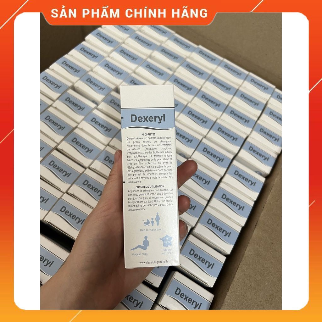 Kem Dưỡng Dexeryl Cream 50g 250g Pháp Dưỡng Ẩm, Dưỡng Da Cho Da Khô, Nẻ, Chàm