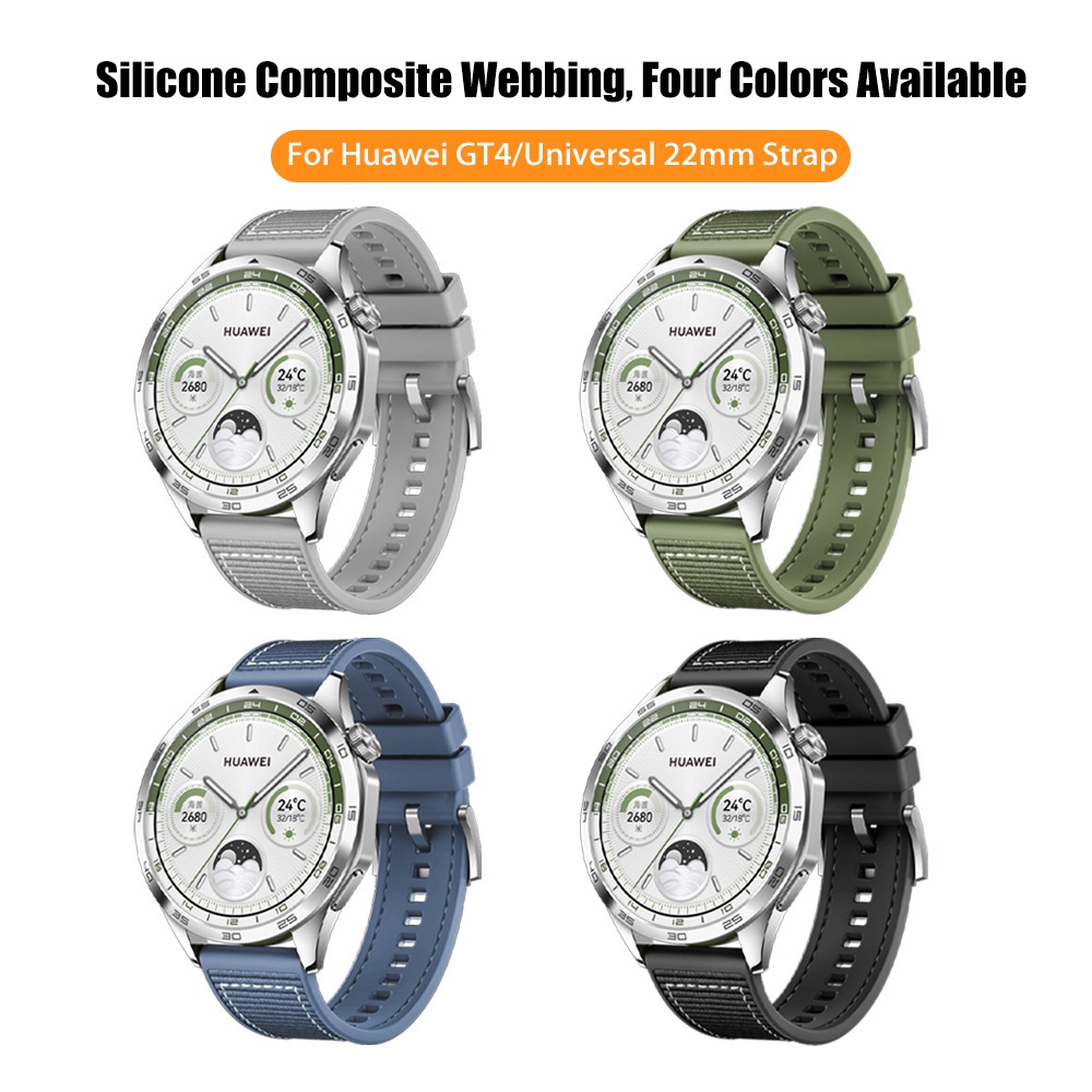 Dây Đeo nylon silicone Cho Đồng Hồ Thông Minh huawei gt 4 gt4