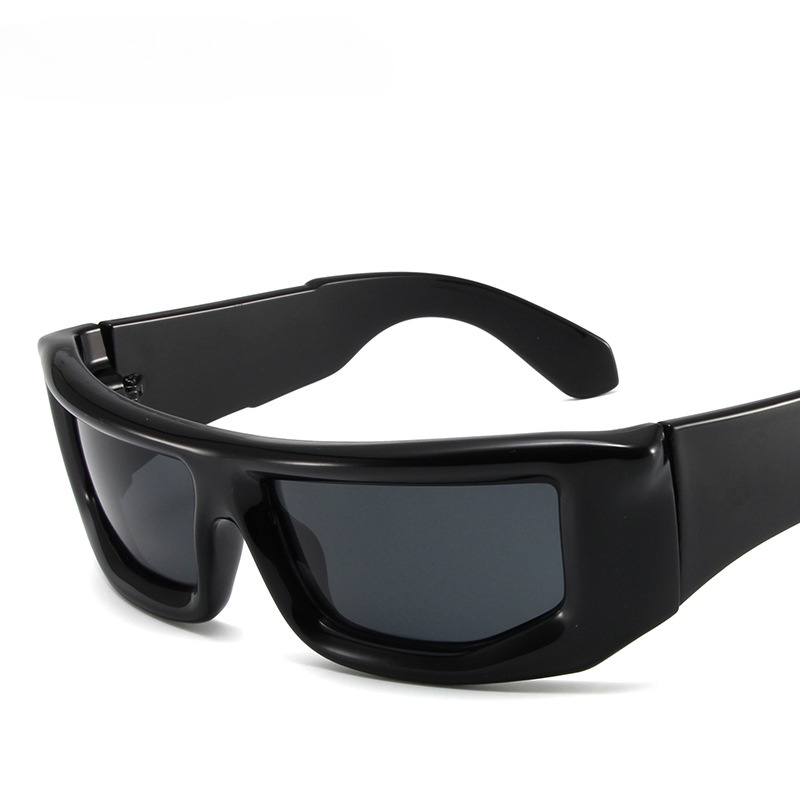 Y2k Kính Râm Tráng Gương Phong Cách punk Thể Thao Thời Trang Cho Nam Và Nữ