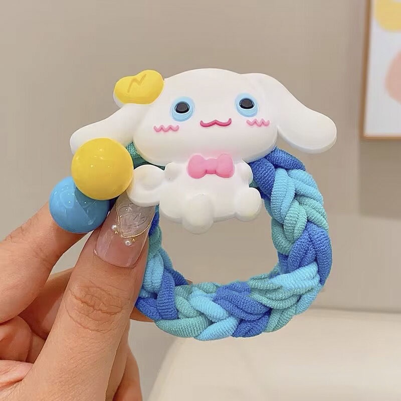 Dây Cột Tóc Nhiều Màu Sắc Họa Tiết Hoạt Hình Chú Gấu / Dâu Tây Dễ Thương Cho Nữ 2023