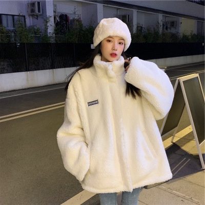 Áo Khoác Lót Lông Cừu cotton Thời Trang Thu Đông 2023 Dành Cho Nữ